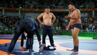 Wrestling: Furious Mongolians strip off over bronze medal defeat