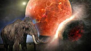 Mammoths and Other Great Beasts Peppered with Material from Space