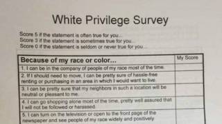 'White Privilege' Survey in High School Class Sparks Parents’ Ire