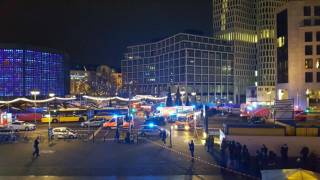 Truck Plows Through Christmas Market in Germany