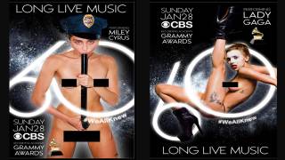 Ahead of Grammys, Sabo Attacks the Degenerate Music Industry with Nude Promo Posters