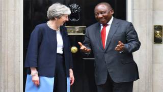 PM Meets South African President Cyril Ramaphosa