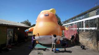 Trump 'Angry Baby' Blimp Gets Green Light to Fly over London During President's Visit
