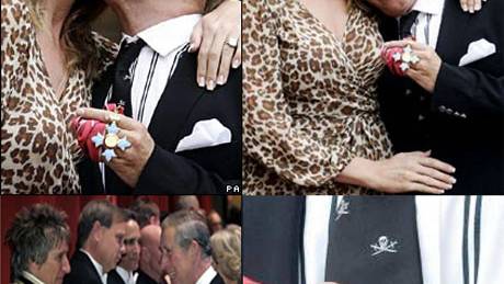 Stewart rocks up to collect CBE [Order of the British Empire]