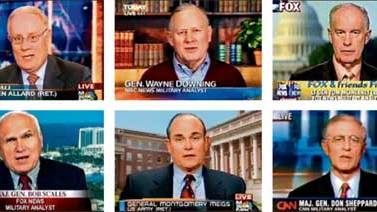 Behind TV Analysts, Pentagon’s Hidden Hand