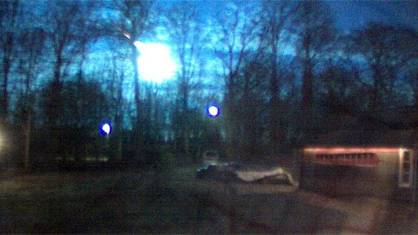 Mystical meteor lights up Swedish skies