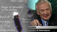 Astronaut Buzz Aldrin comments on the "Monolith" on Mars Moon Phobos: "God put it there"