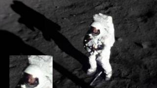 Never-before-seen photo shows Neil Armstrong's face as he first walks across the moon