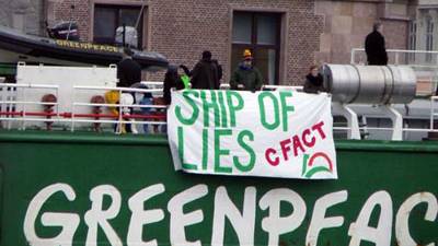 Climate Skeptics Give Greenpeace a Dose of Their Own Medicine