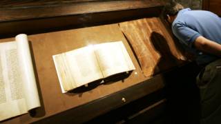 Pieces of rare biblical manuscript reunited