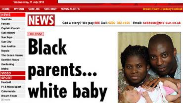 Genetic Mystery: Black Brits Birth White, Blue-Eyed Baby