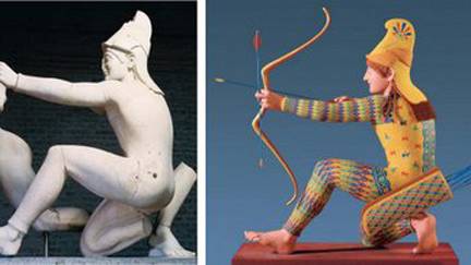 Ultraviolet light reveals how ancient Greek statues really looked