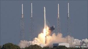 Private space capsule launched