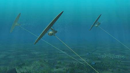 Underwater Kites that Could Harness Tidal Power