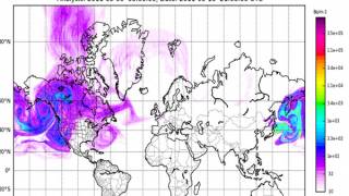 Radiation from Fukushima - Map from Norwegian Institute of Air Research