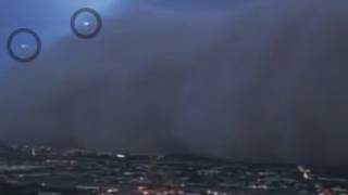 UFOs Appear Over Phoenix Sandstorm