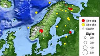 One Night Before the Attacks in Norway: Earthquake in Hedmark county - the New Home of Anders Breivik