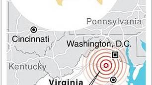 Biggest Earthquake to hit Virginia in 110 Years - 5.8