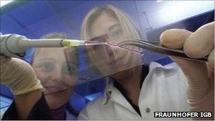 Artificial blood vessels created on a 3D printer