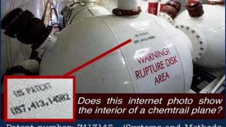 Interior of a Chemtrails Plane? Evergreen Air Patent Number Visible