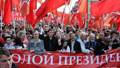 Russia protests: Putin opponents march in Moscow