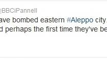 Media Hysteria Over Syrian Government "Bombings" of Aleppo