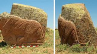 Ancient life-size lion statues baffle scientists