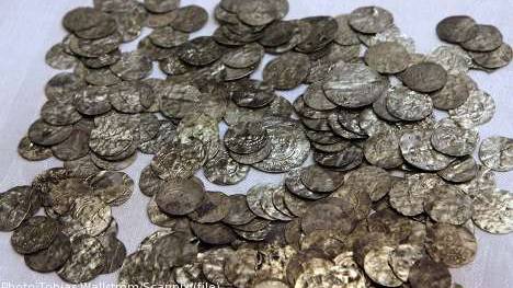 Medieval silver treasure found on Gotland