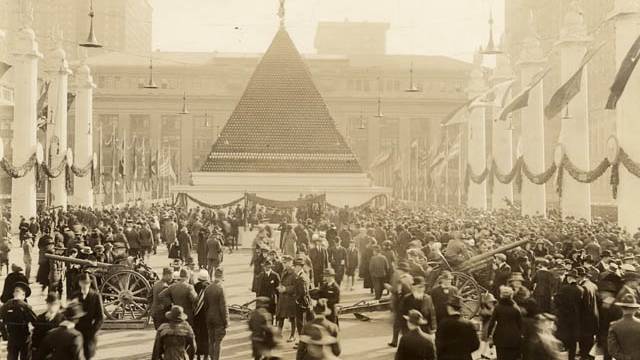 Rituals of War: The Giant Pyramid of Captured German Helmets