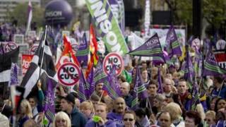 Public anger mounts in Britain: Austerity cuts protested by tens of thousands