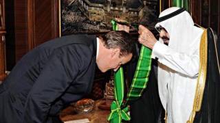 Cameron, weapons dealer turns peace maker