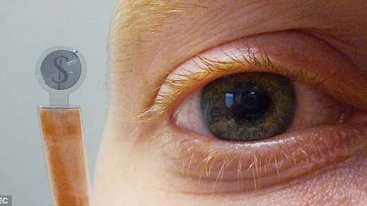 Eye phone! The contact lens that can receive your text messages