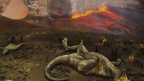 Scientist argues that volcanoes, not meteorite, killed dinosaurs