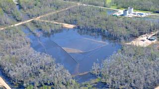 Massive Louisiana sinkhole caused by oil industry just keeps on growing