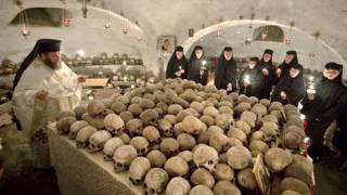Romanian nuns celebrate Easter among the skulls of their dead sisters