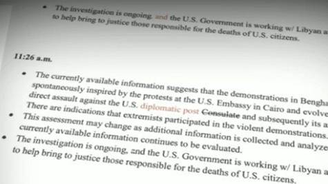 Lies and Spin: Benghazi Talking Points Underwent 12 Revisions, Scrubbed of Terror Reference