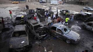 Bombs tear through Iraqi capital, killing over 60