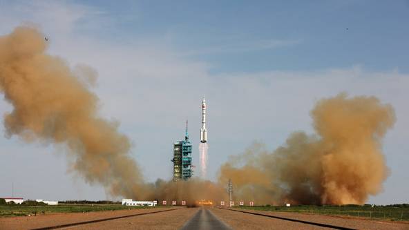 China launches its longest-ever manned space mission
