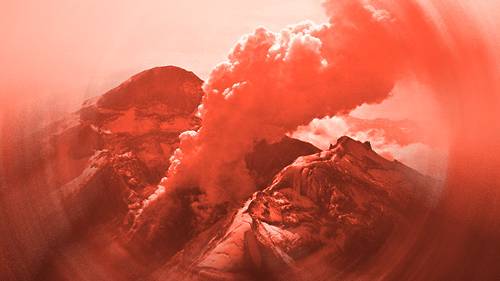 Volcanic earthquakes produce a “seismic scream” just before eruption