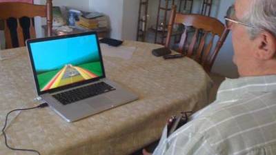 Training the older brain in 3-D: Video game enhances cognitive control