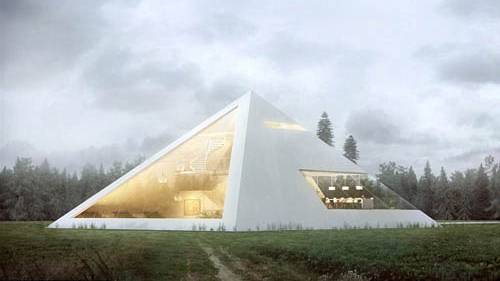 Fit for a 21st Century pharaoh: The pyramid house
