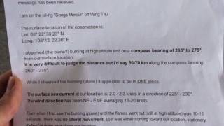 Man Says He Saw Malaysia Air Flight 370 In Flames, Others Suggest it Landed