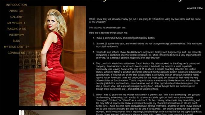 Bids reach $800,000 to woman, 28, who is auctioning her virginity