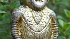 Gilded female figure gives a glimpse of the Viking Age