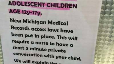 Shocking Medical Notice: We Need to Have a “Short 5 Minute PRIVATE Conversation With Your Child”