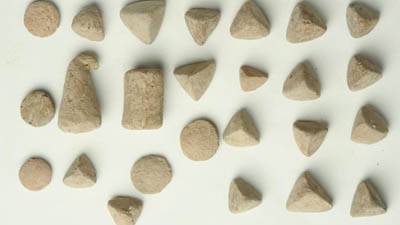 Pre-historic tokens used in conjunction with cuneiform