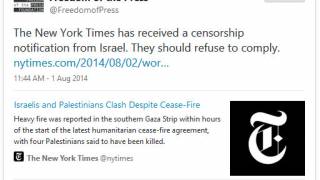 Israel’s Military Censors Demand ’Prior Review’ of NYT’s Gaza Reporting
