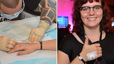 ’I’m among the first Swedes with a microchip’