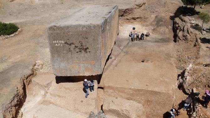 Largest Stone Block From Antiquity Found