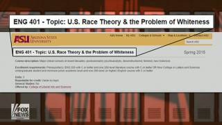 New Arizona State University English class: 'The Problem of Whiteness'